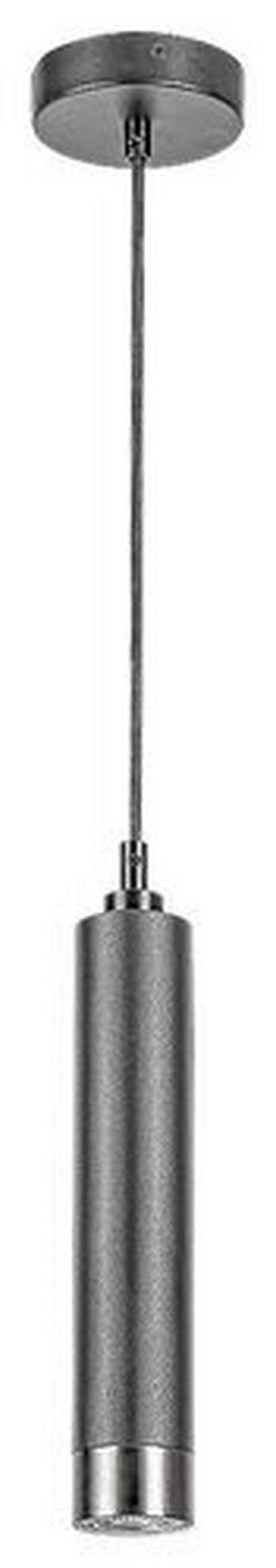 BODOVÉ SVIETIDLO, 5.2/30/5.2 cm - čierna/strieborná, Basics, kov (5.2/30/5.2cm)