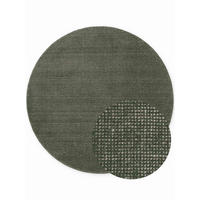 WOLLTEPPICH 200 cm Greenwich Dunkelgrün rund  - Dunkelgrün, Basics, Textil (200cm) - Ted Baker