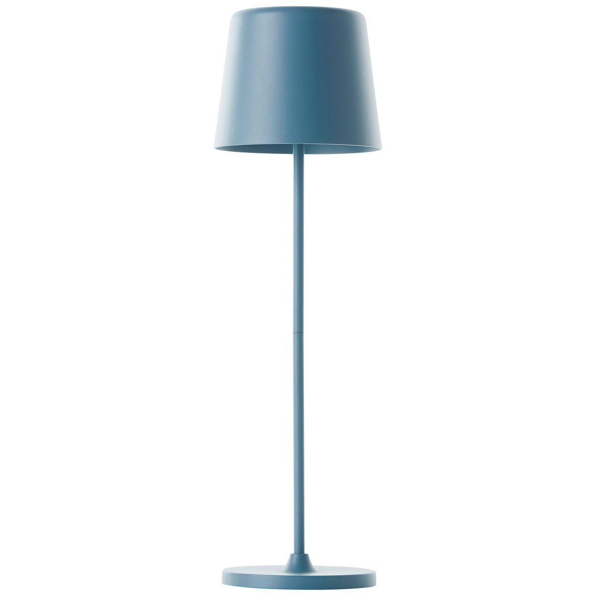 AKKU-TISCHLEUCHTE - Hellblau, Basics, Kunststoff/Metall (10/37cm) - Brilliant
