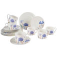 KAFFEESERVICE Fiore 18-teilig  - Multicolor, Trend, Keramik - Novel