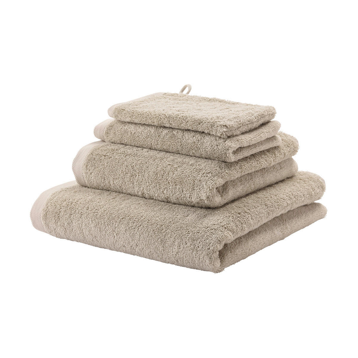 GÄSTETUCH London Sahara 3-teilig 30/50 cm  - Sahara, Basics, Textil (30/50cm) - Aquanova
