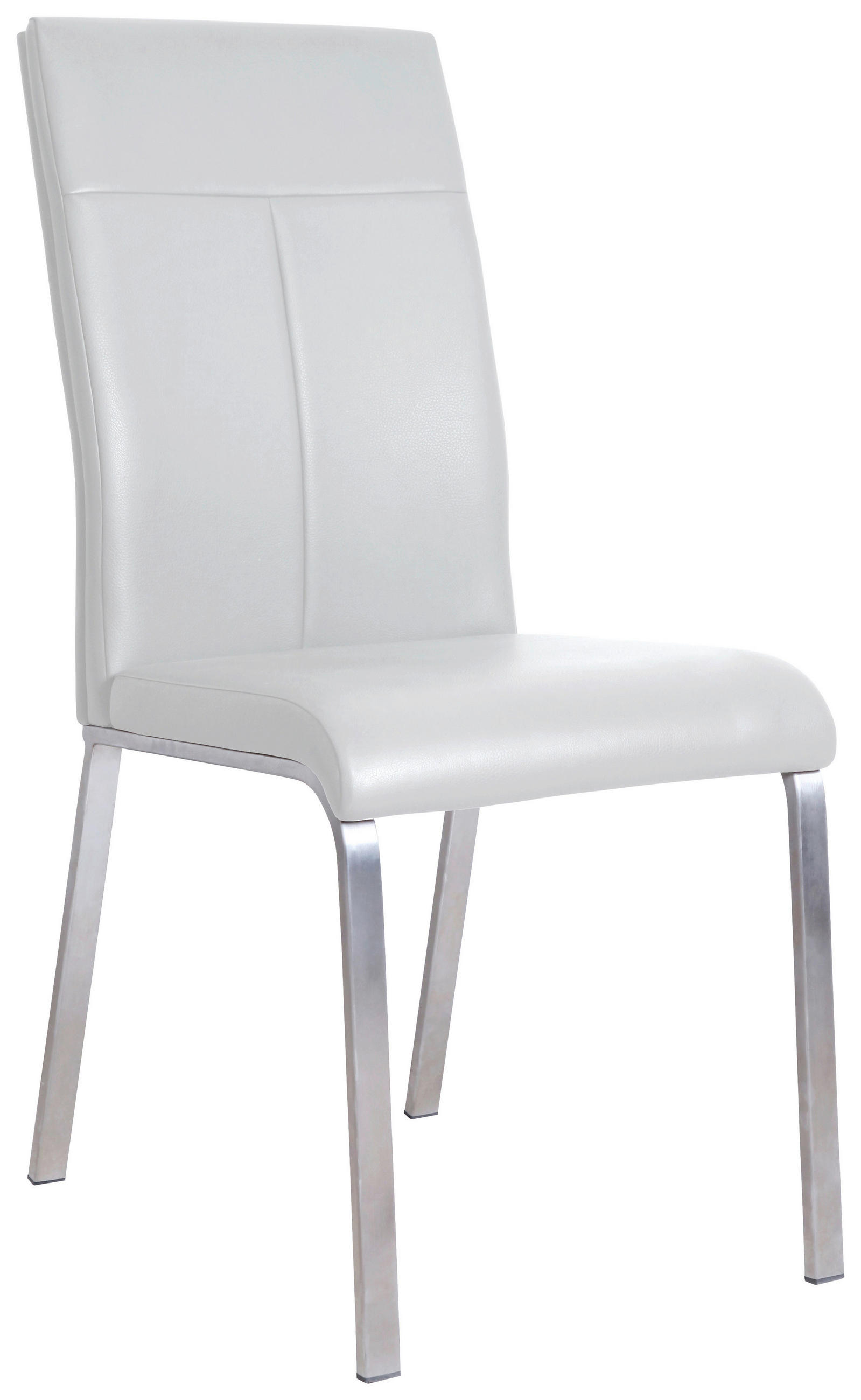 STOL, umetna masa bela - bela, Design, kovina/umetna masa (45,5/98/65,5cm) - Hom`in