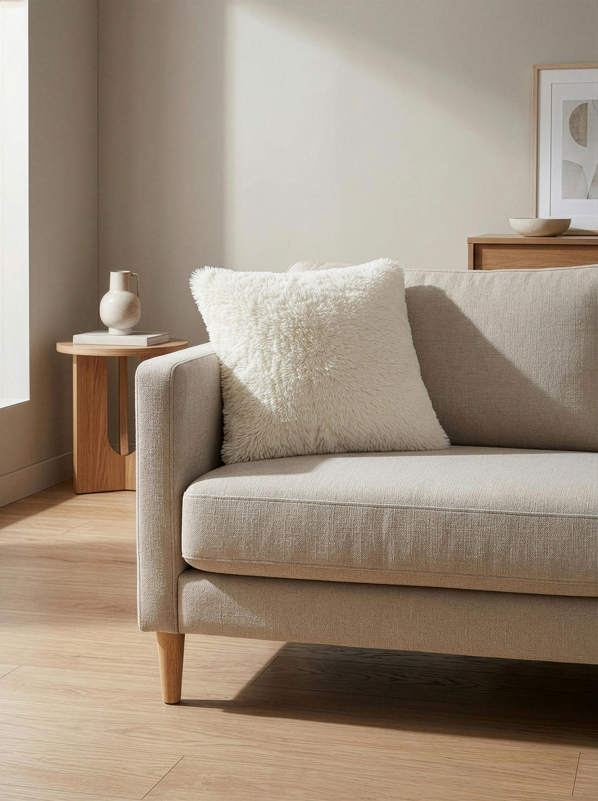 KISSENBEZUG 50/50 cm  - Ecru, Basics, Textil (50/50cm) - Dieter Knoll