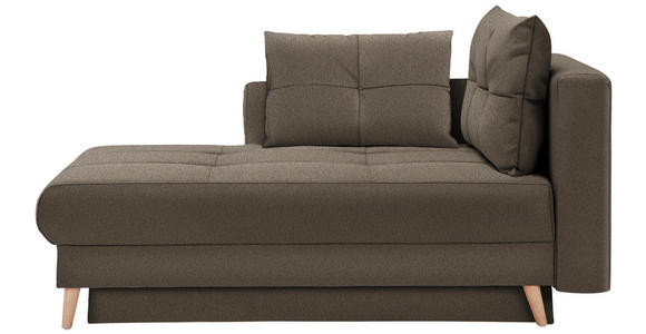 LIEGE in Textil Braun - Eichefarben/Braun, KONVENTIONELL, Holz/Textil (166/96/104cm) - Venda