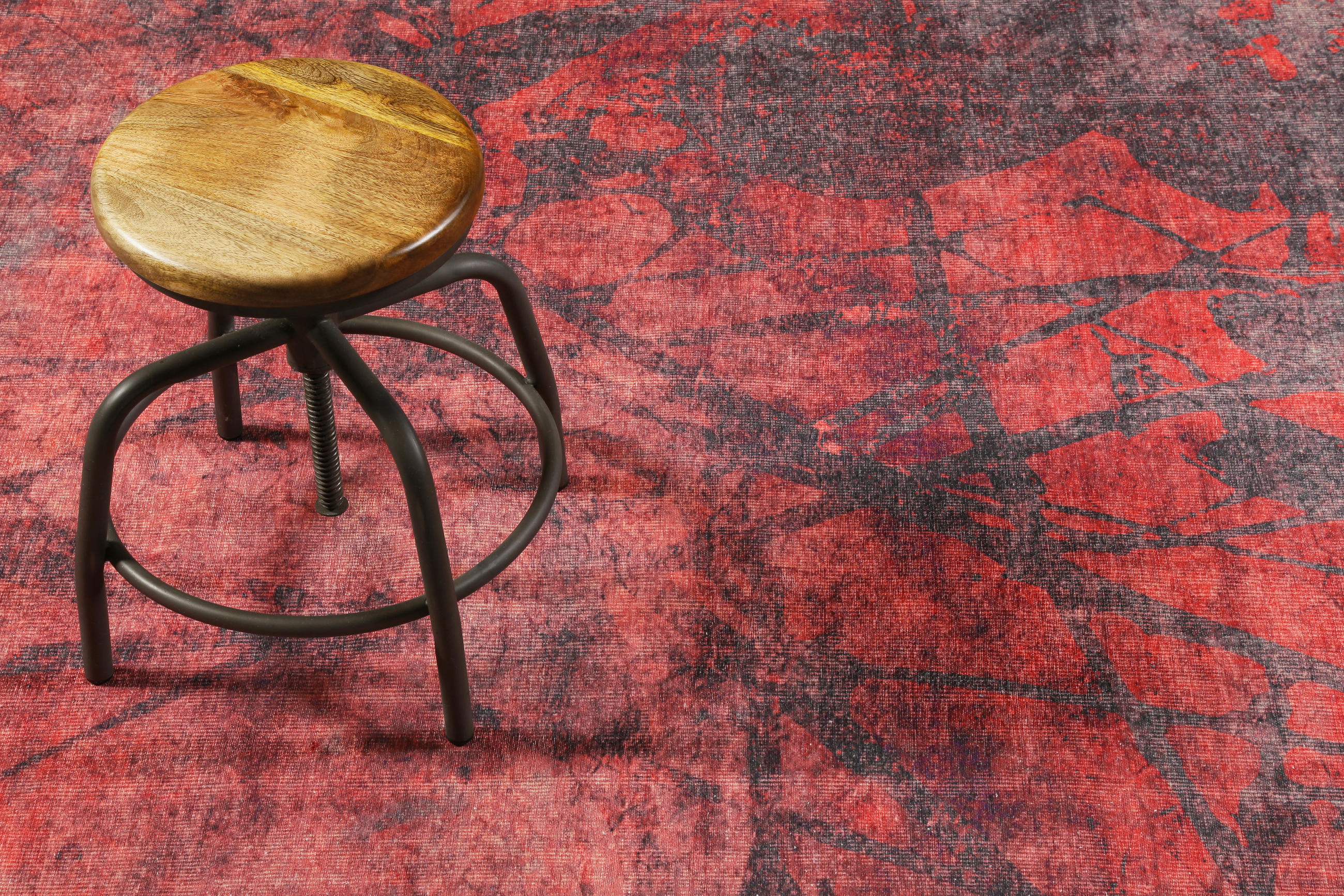 COVOR ȚESUT Pepe  - roșu/maro-roșiatic, Trend, textil (160/230cm) - Esprit