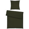 BETTWÄSCHE PUNTO Makosatin 135/200 cm  - Grün, Basics, Textil (135/200cm) - Novel