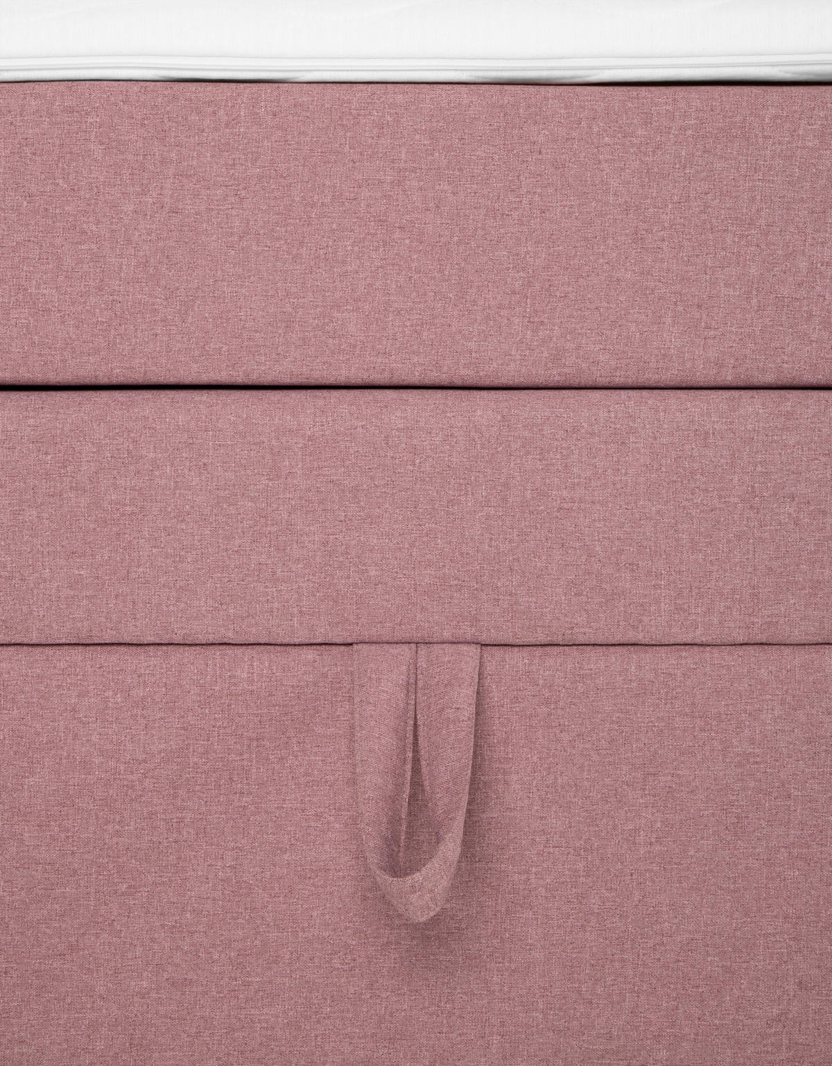 BOXSPRINGBETT 90/200 cm  in Altrosa  - Schwarz/Altrosa, Design, Kunststoff/Textil (90/200cm) - Welnova