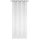ÖSENVORHANG transparent  - Weiß, Basics, Textil (140/245cm) - Boxxx