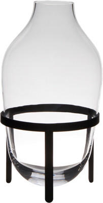 VASE  - Basics, Glas/Metall (19/39cm)