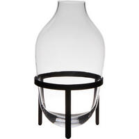 VASE  - Basics, Glas/Metall (19/39cm)