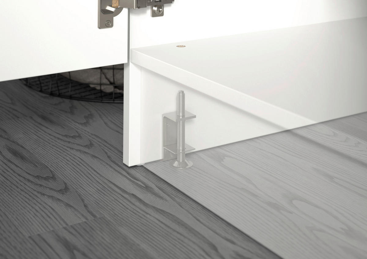 HAUSWIRTSCHAFTSRAUM 145/195/62 cm Weiss  - Weiss, Basics, Holzwerkstoff (145/195/62cm) - MID.YOU