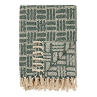 PLAID Adana 180/130 cm  - Dunkelgrün, Basics, Textil (180/130cm)