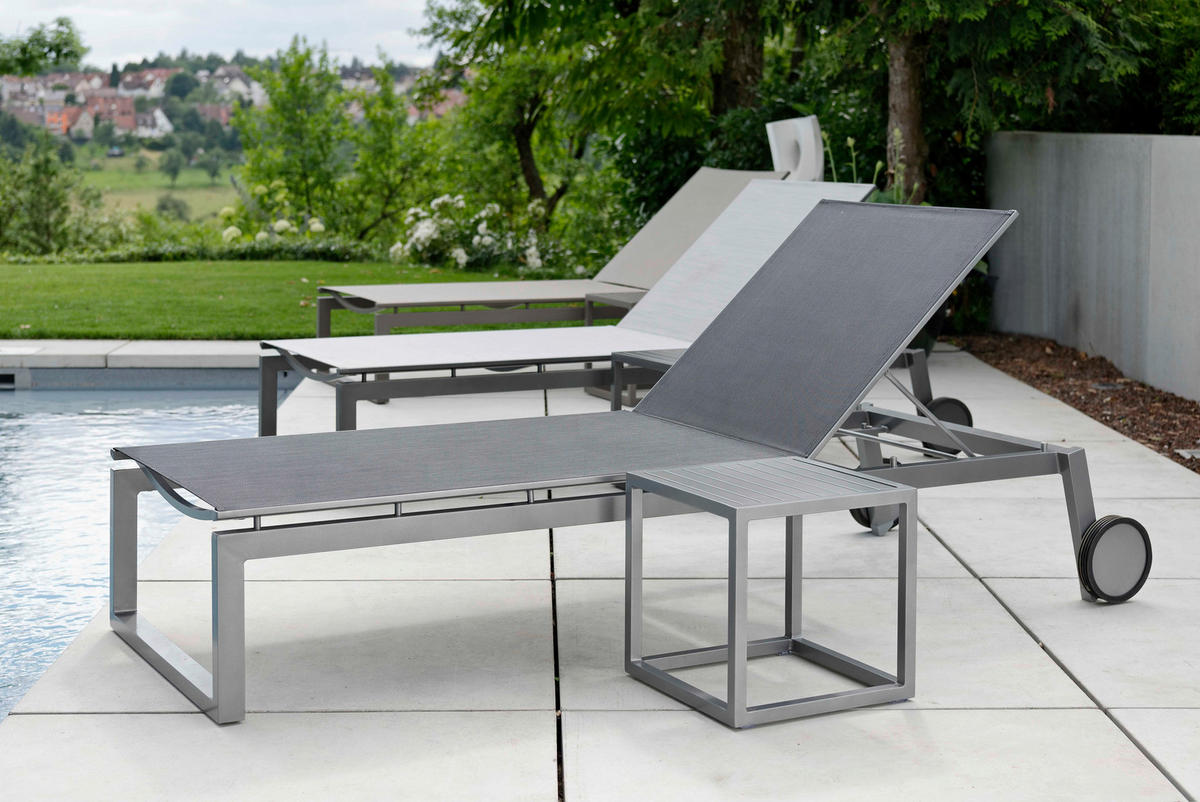 GARTENBEISTELLTISCH 40/40/40 cm Metall  - Graphitfarben, Basics, Metall (40/40/40cm) - Stern