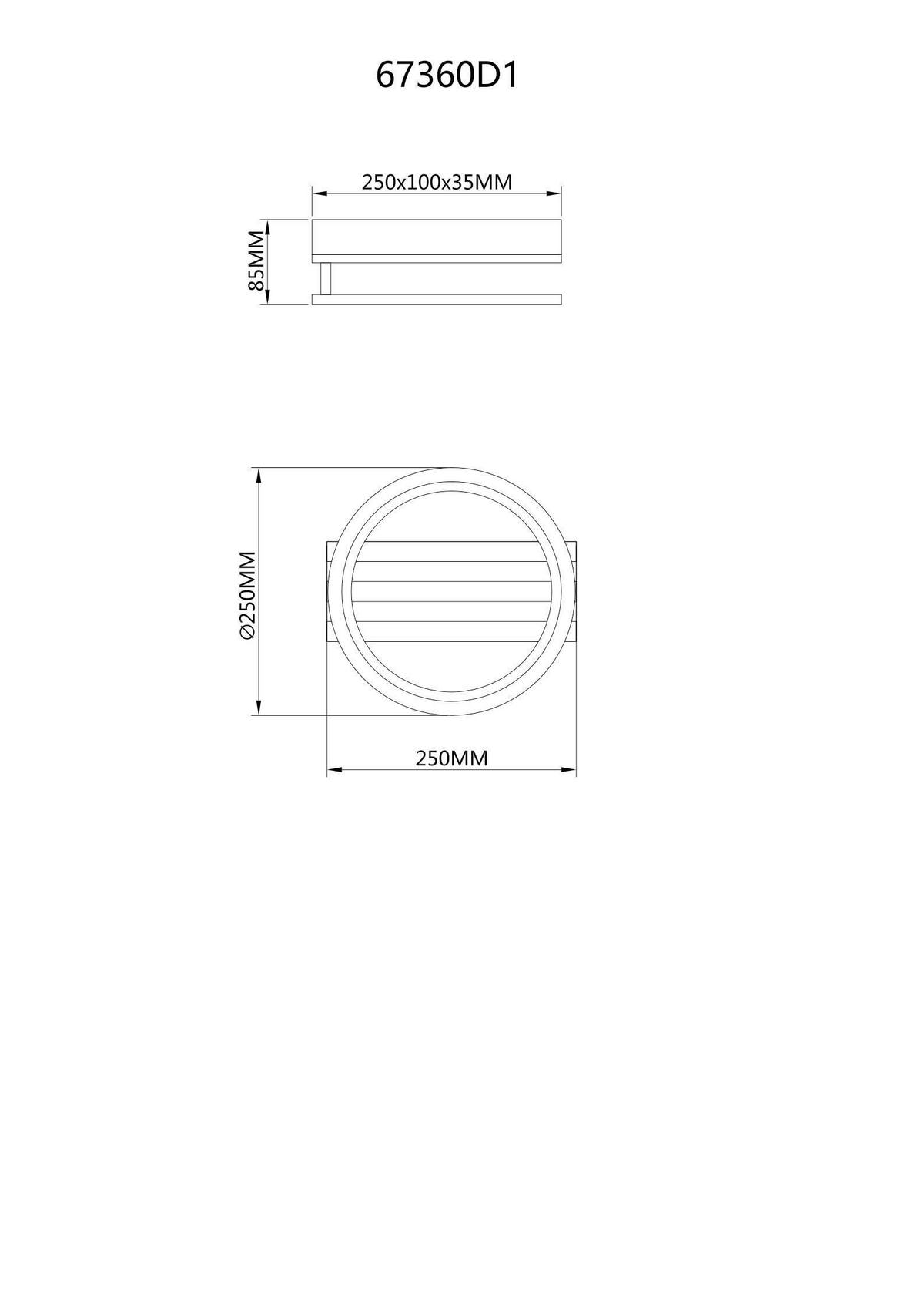 LED-DECKENLEUCHTE 25/25/8,5 cm   - Dunkelbraun/Schwarz, Natur, Holzwerkstoff/Kunststoff (25/25/8,5cm) - Globo