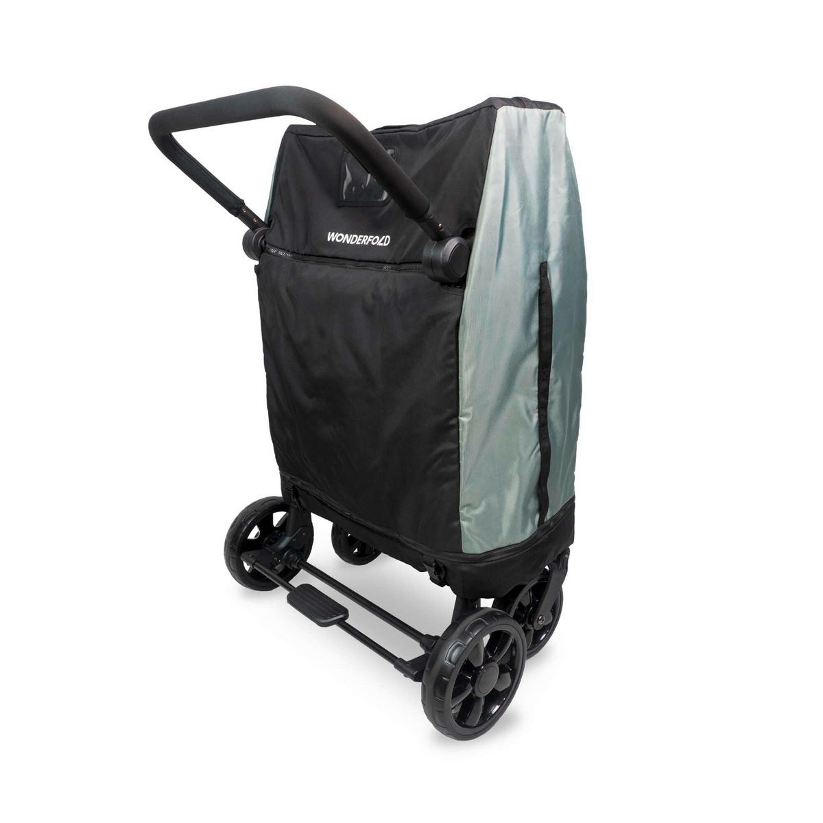 KINDERWAGEN-TRANSPORTTASCHE W2 Travel Cover  - Schwarz, Basics, Textil (45,085/54,61/78,74cm) - WONDERFOLD