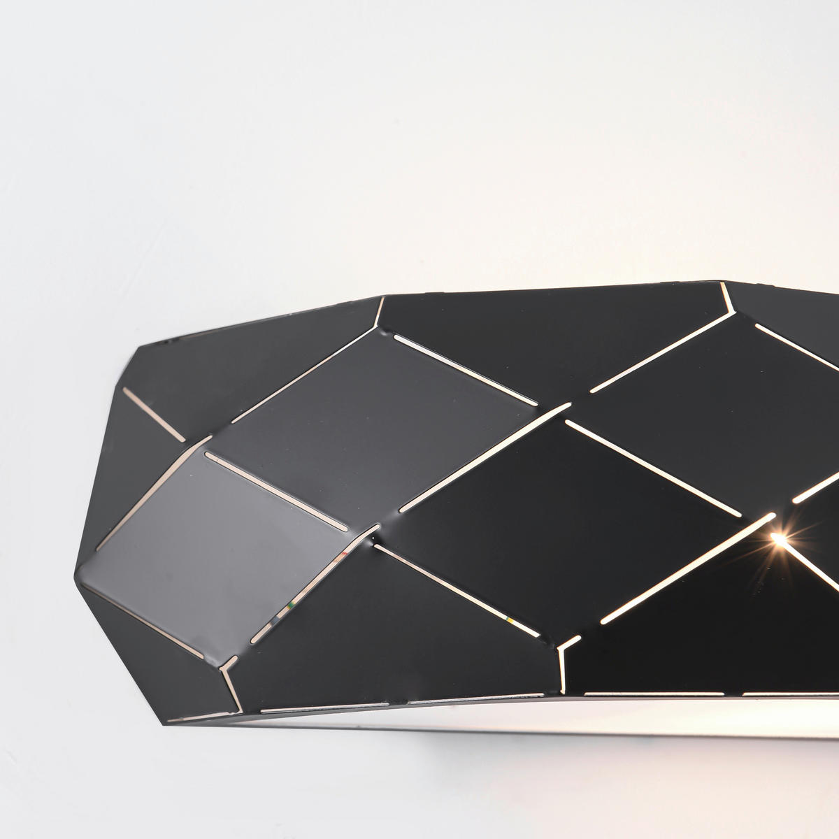 WANDLEUCHTE Reus   - Schwarz, Design, Metall (36/10.5/13cm)