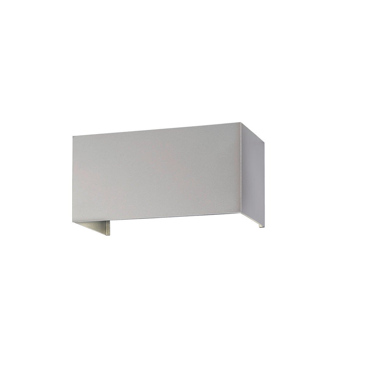 LED-WANDLEUCHTE Wallo 20/10/10 cm   - Silberfarben, Design, Metall (20/10/10cm) - Fischer & Honsel