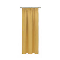 KÉSZFÜGGÖNY sötétítő  - sárga, Basics, textil (140/175cm)