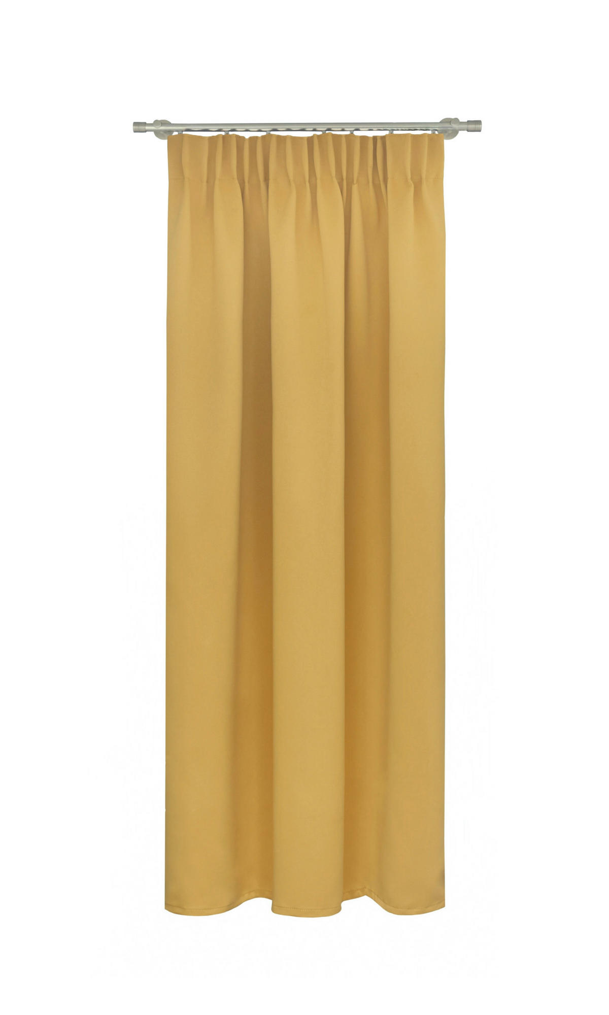 KÉSZFÜGGÖNY sötétítő  - sárga, Basics, textil (140/175cm)