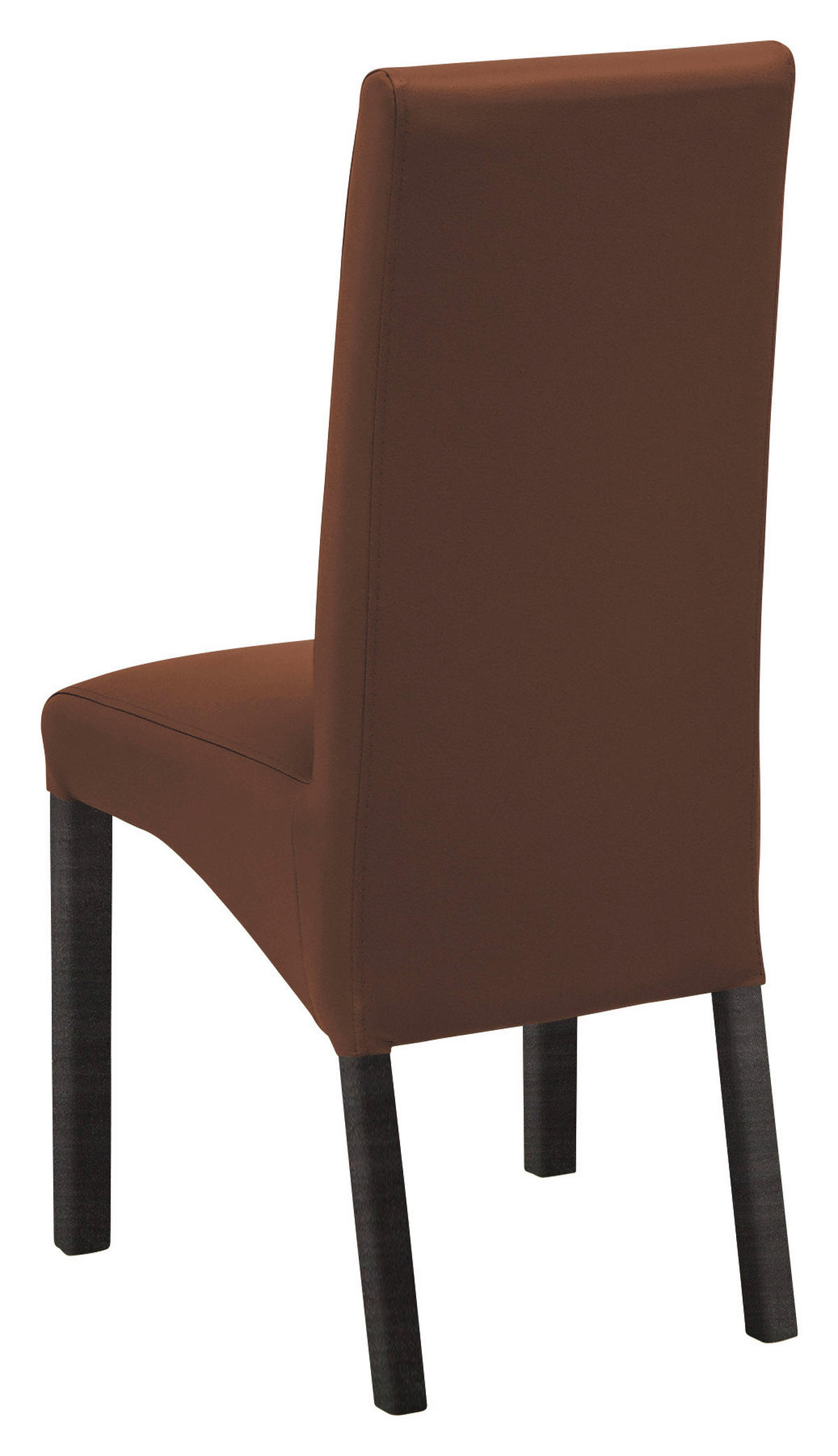 STUHL Lederlook Buche Kolonial, Kastanienfarben  - Kastanienfarben/Buche Kolonial, KONVENTIONELL, Holz/Textil (47/102/57cm) - Carryhome