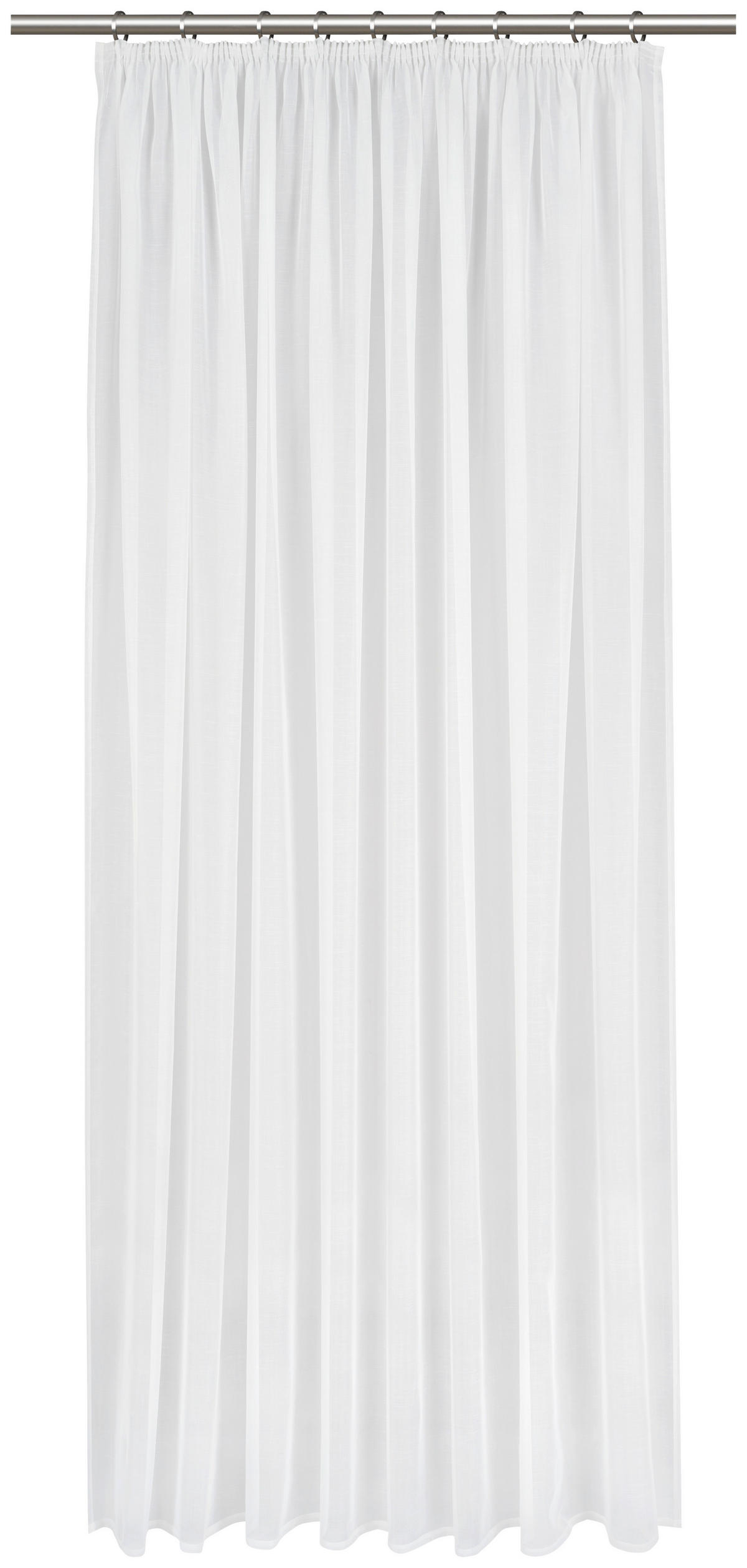 HOTOVÝ ZÁVĚS, 135/245 cm - bílá, Basics, textil (135/245cm) - Esposa