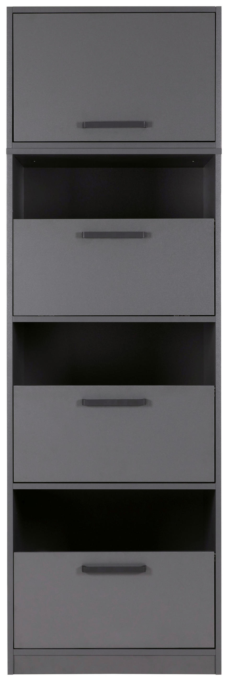 HAUSWIRTSCHAFTSRAUM 268/208/68 cm  in Anthrazit  - Anthrazit, MODERN, Holzwerkstoff (268/208/68cm) - home24