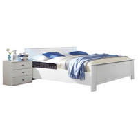 BETT 180/200 cm  in Weiß  - Weiß, KONVENTIONELL (180/200cm) - Boxxx