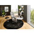 RELAXSESSEL in Leder Greige  - Edelstahlfarben/Greige, Design, Leder/Metall (76/119/86cm) - Dieter Knoll