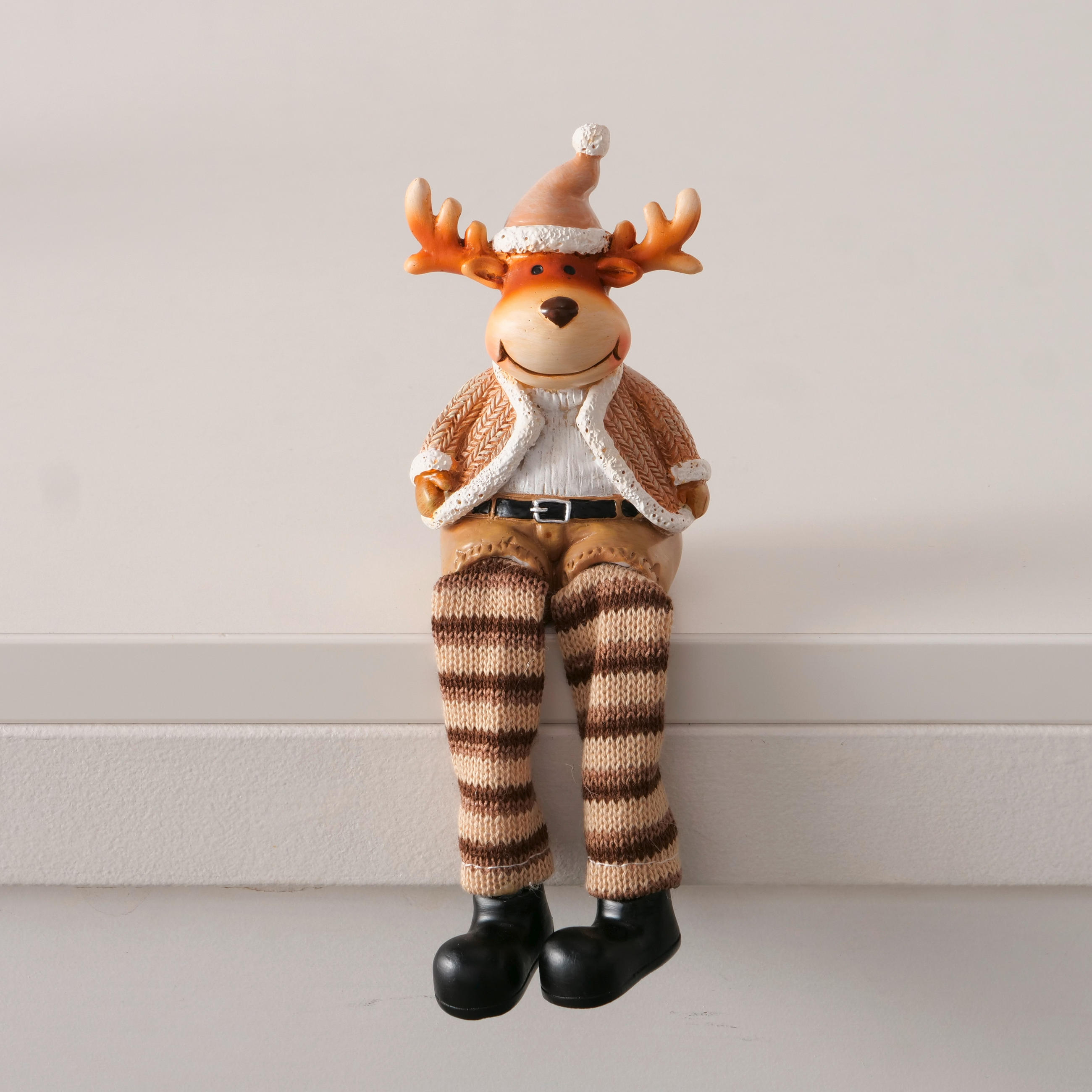 KANTENSITZER - Schwarz/Braun, LIFESTYLE, Kunststoff/Textil (9,5/6,5/18,5cm)