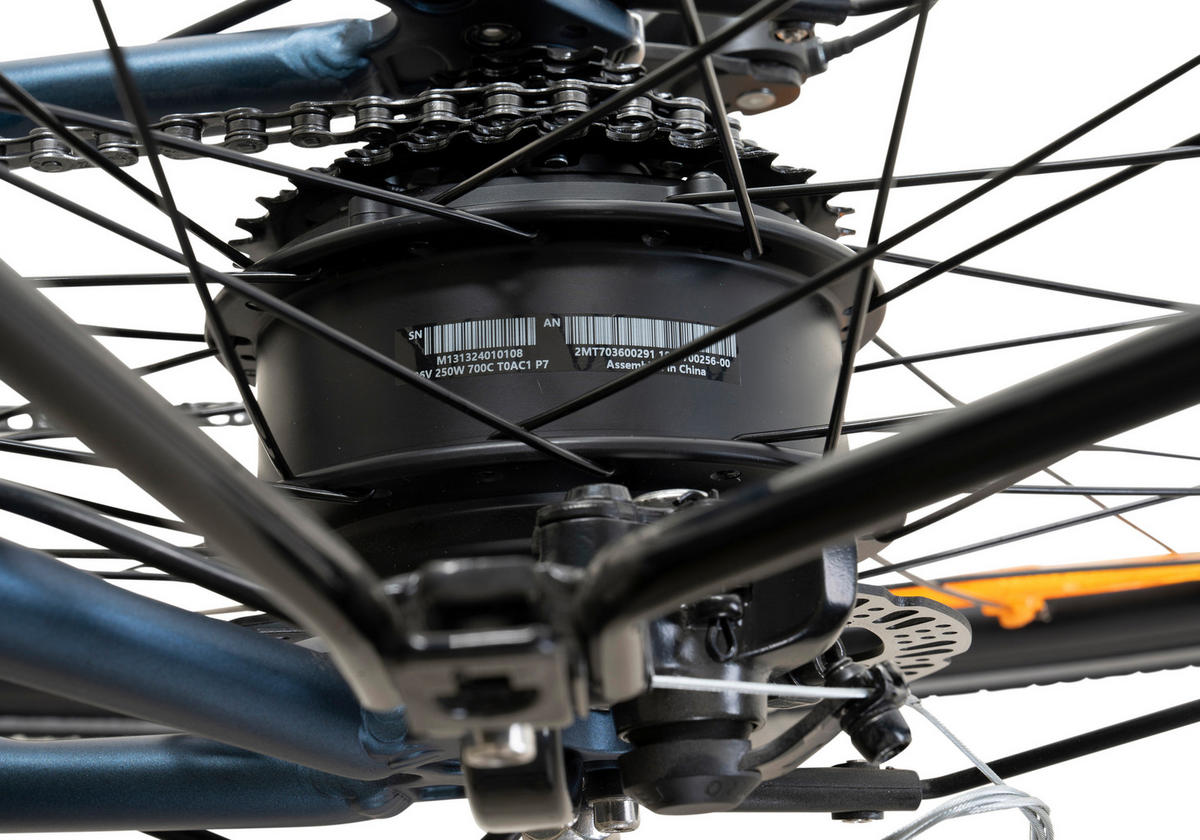 ELEKTROFAHRRAD - Dunkelblau, Basics, Metall (180/70/100cm) - Atrigo