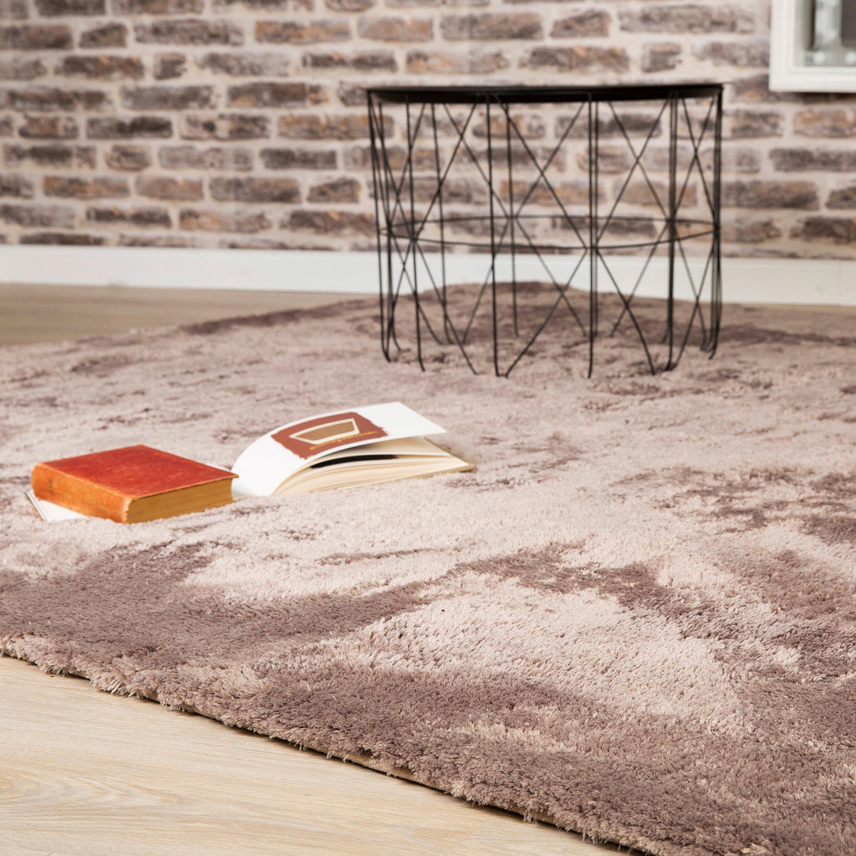 HOCHFLORTEPPICH 60/110 cm My Curacao  - Taupe, Konventionell, Textil (60/110cm)