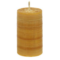 STUMPENKERZE  - Honig, Basics, Naturmaterialien (5,5/10cm)