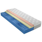 GELSCHAUMMATRATZE 90/200 cm Höhe ca. 26 cm  - Weiß, Basics, Textil (90/200cm) - Dieter Knoll