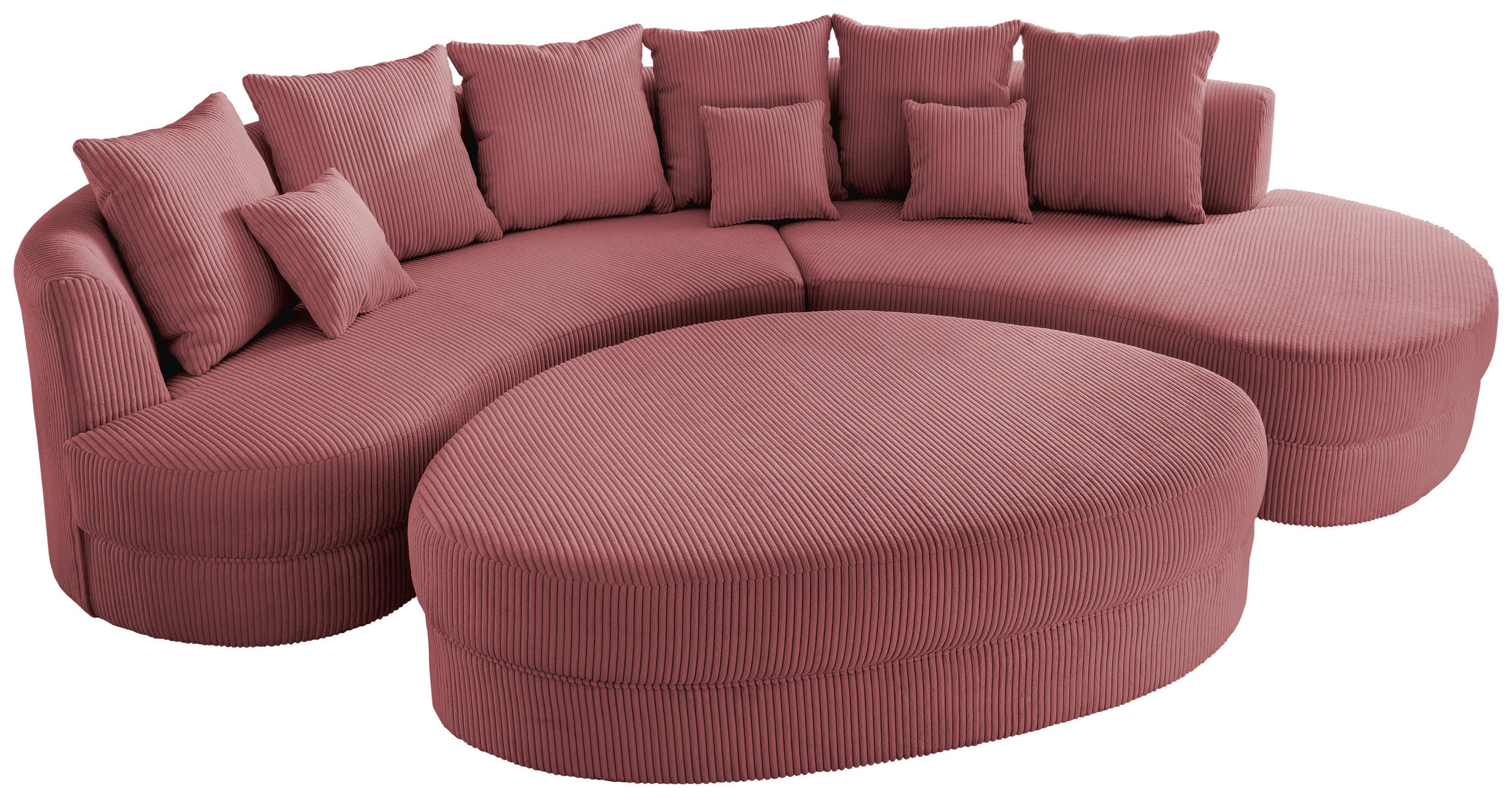SOFFA i textil korall  - grå/svart, Design, textil/plast (300/160cm) - Livetastic
