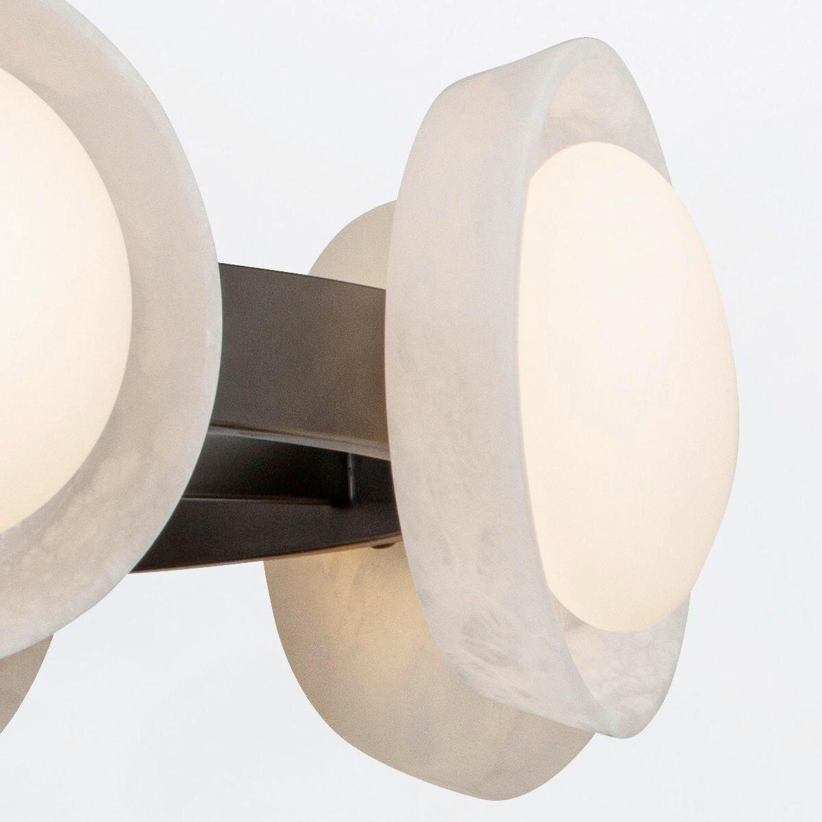 KRONLEUCHTER 94,6/21,6 cm   - Braun, KONVENTIONELL, Glas/Stein (94,6/21,6cm) - Elstead Lighting