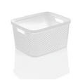 AUFBEWAHRUNGSBOX    28,5/38,5/22 cm  - Weiß, Basics, Kunststoff (28,5/38,5/22cm) - Homeware