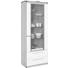 VITRINE Eichefarben, Weiß - Eichefarben/Alufarben, Design, Glas/Kunststoff (75/197/40cm) - Xora VITRINE Eichefarben, Weiß - Eichefarben/Alufarben, Design, Glas/Kunststoff (75/197/40cm) - Xora