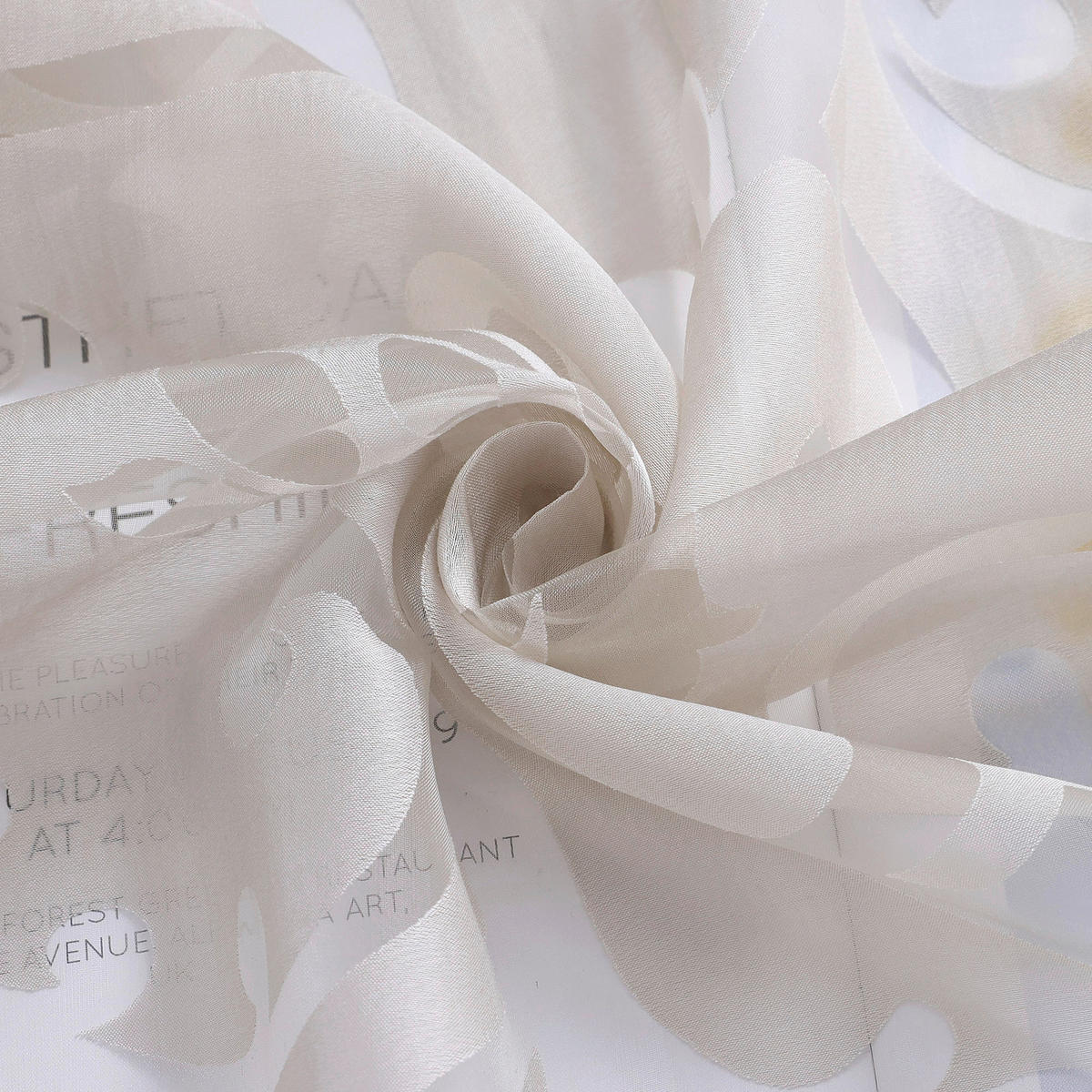 FALTROLLO  transparent  100/150 cm    - Sandfarben, Basics, Textil (100/150cm)