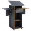 STEHPULT   - Honigeiche/Anthrazit, Design, Holzwerkstoff (123/128/44cm) - MID.YOU