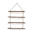 FOTOHALTER 53/53 cm - Ecru, Natur, Holz/Textil (53/53cm) - Ambia Home