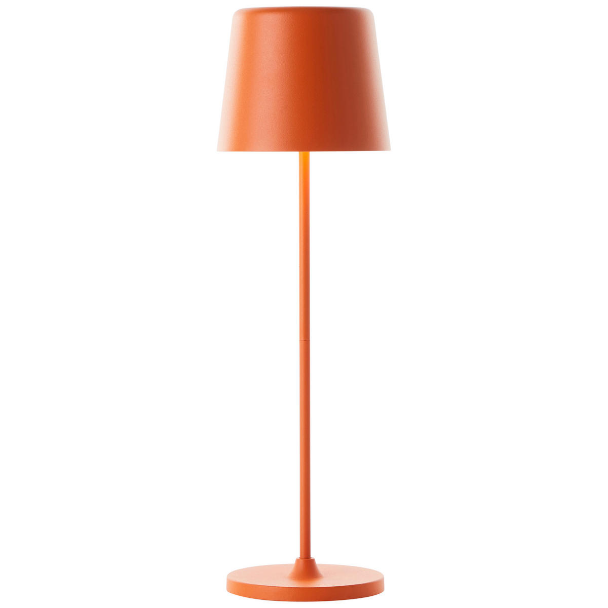 AKKU-TISCHLEUCHTE Kaami 10/37 cm   - Orange, Basics, Kunststoff/Metall (10/37cm) - Brilliant