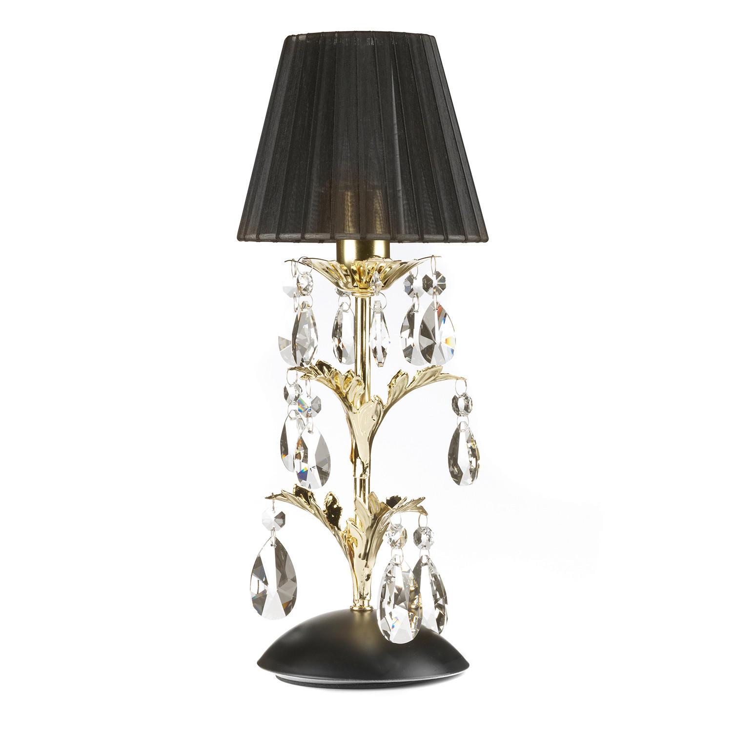 Tischleuchte Loro Goldfarben Schwarz Hg L: 16 Cm