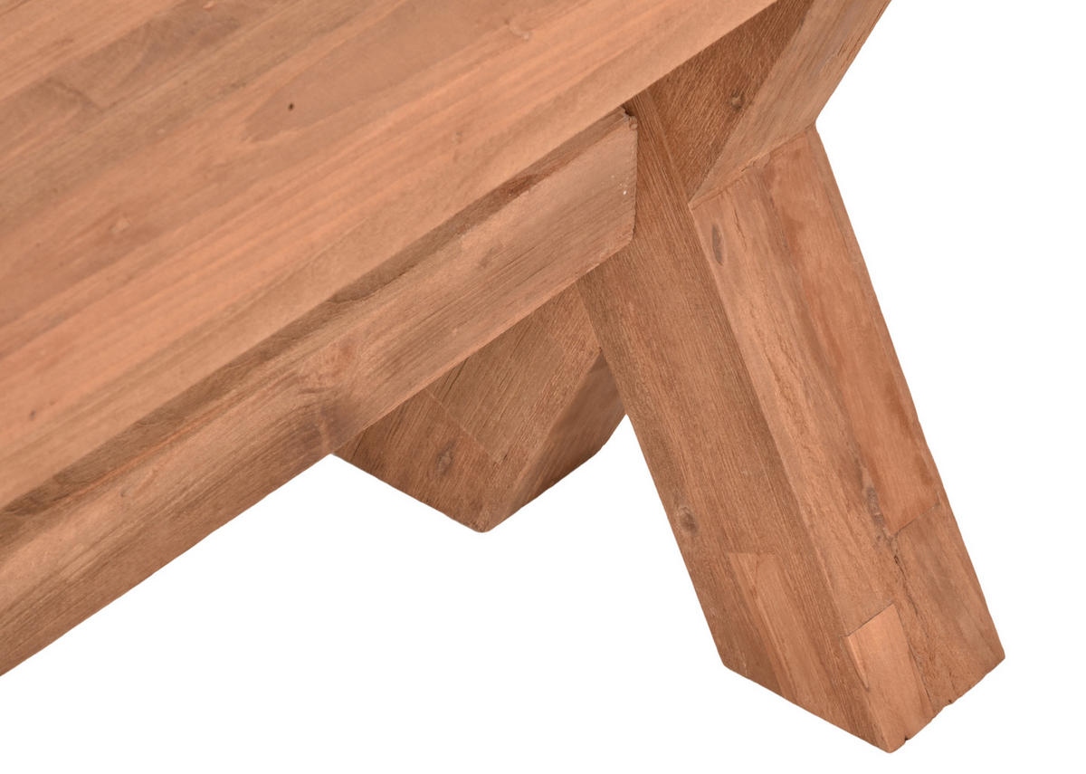 GARTENBANK 35/48/200 cm  in Braun  - Braun, Basics, Holz (35/48/200cm) - Gardenson