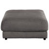 HOCKER in Textil Dunkelgrau  - Dunkelgrau/Schwarz, Design, Kunststoff/Textil (100/86/100cm) - Lomoco