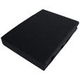 BOXSPRING-SPANNLEINTUCH 140/220 cm  - Schwarz, KONVENTIONELL, Textil (140/220cm) - Novel