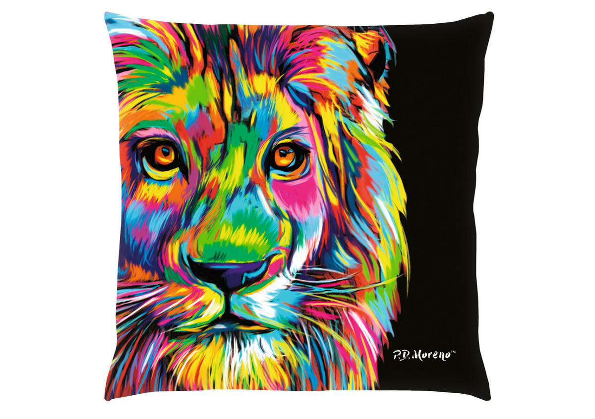 BETTWÄSCHE MORENO Satin 155/220 cm  - Multicolor/Schwarz, Basics, Textil (155/220cm) - Herding