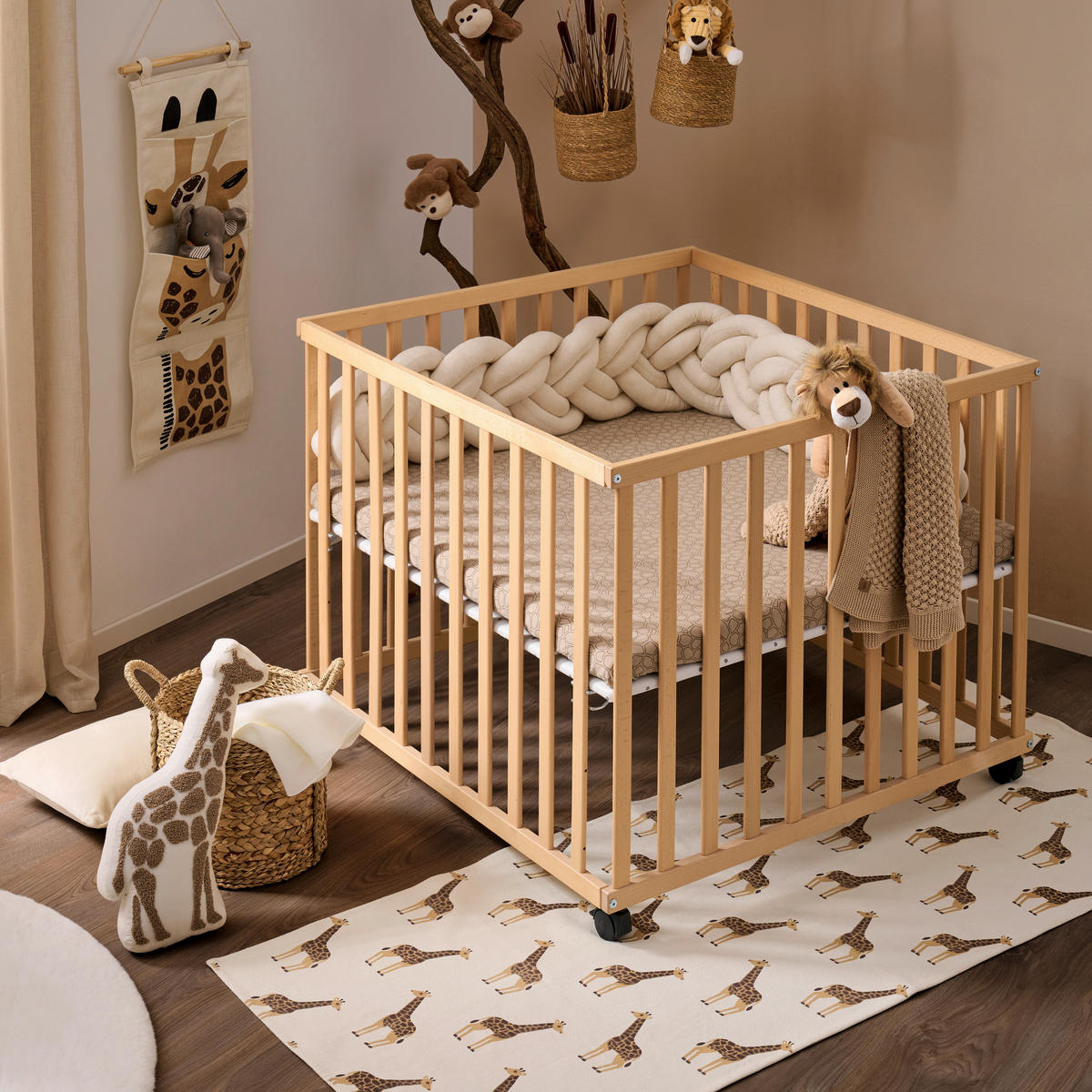 KINDERFIXLEINTUCH  100/100/12 cm  - Braun, Trend, Textil (100/100/12cm) - Patinio