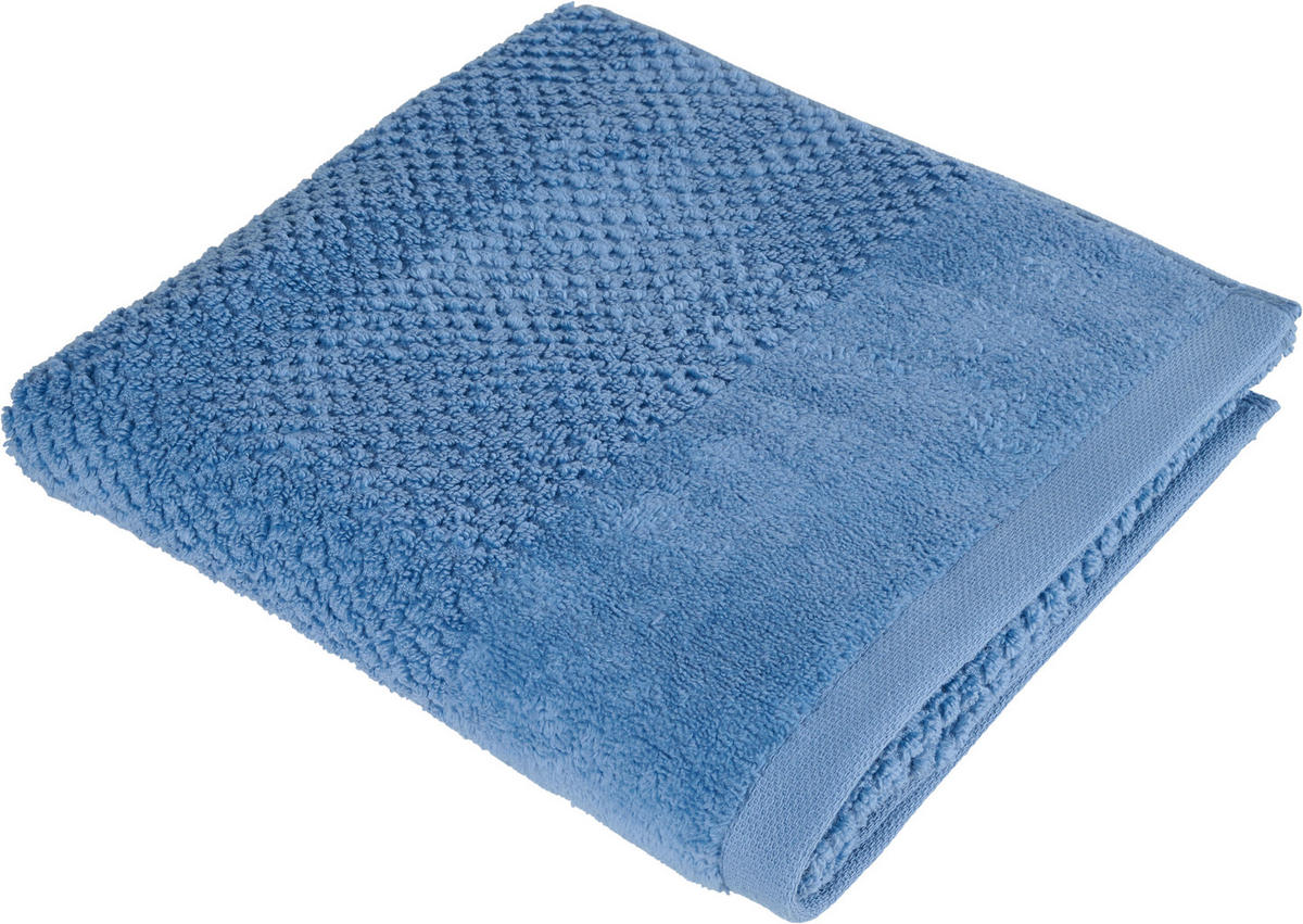 DUSCHTUCH 70/140 cm  - Blau, Basics, Textil (70/140cm) - Esposa