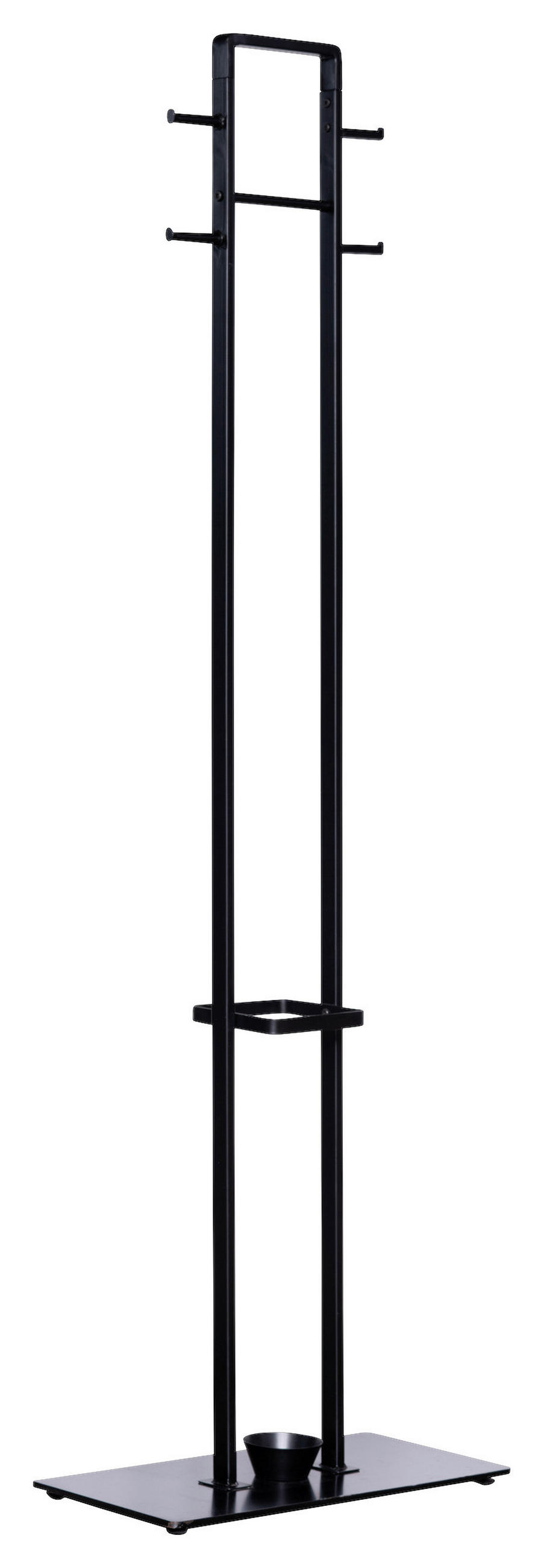 GARDEROBENSTÄNDER in Schwarz 56/180/28 cm   - Schwarz, Design, Metall (56/180/28cm) - Xora