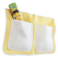 BETTTASCHE - Gelb/Weiß, KONVENTIONELL, Textil (56/32/2cm) - MID.YOU